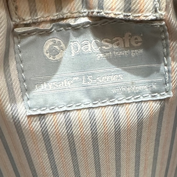 Pacsafe City Safe LS100 Crossbody Anti Theft Travel Bag, Charcoal and Black - Picture 8 of 15